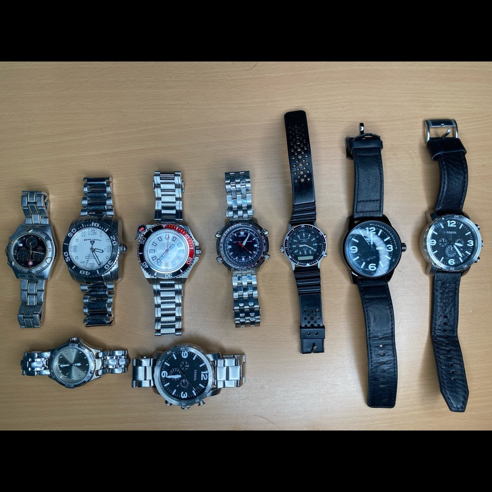 BULOVA FOSSIL SEIKO SWISS LEGEND DEPORTE WENGER